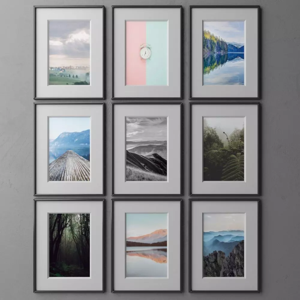 frame9 3x3 vert-48 3D model_0