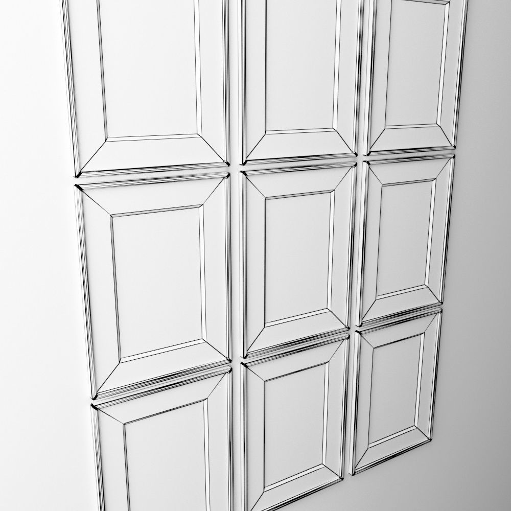 frame9 3x3 vert-48 3D model_5