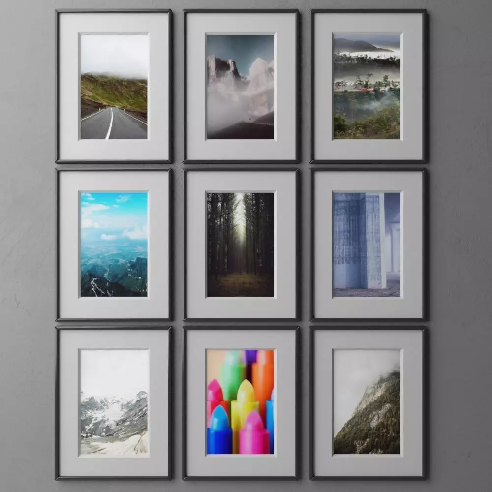 frame9 3x3 vert-49 3D model_0