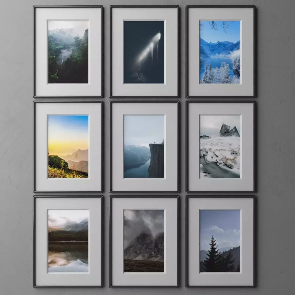 frame9 3x3 vert-54 3D model_0