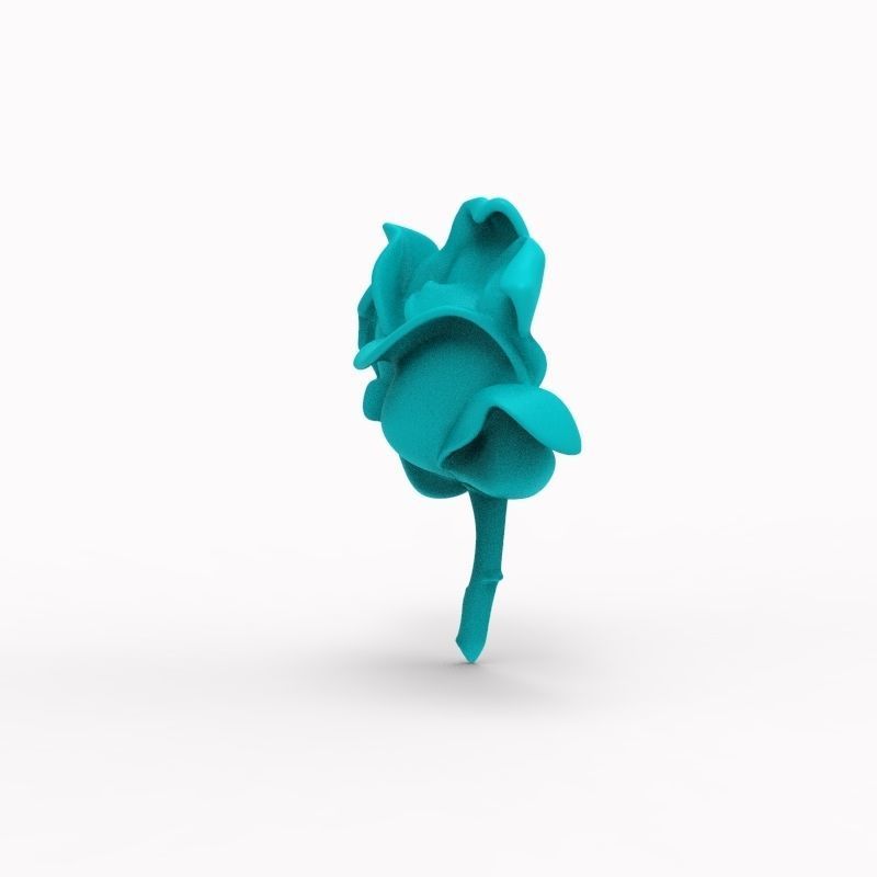 Pendant Rose ztl stl obj 3D print model_16