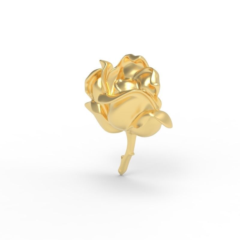 Pendant Rose ztl stl obj 3D print model_21