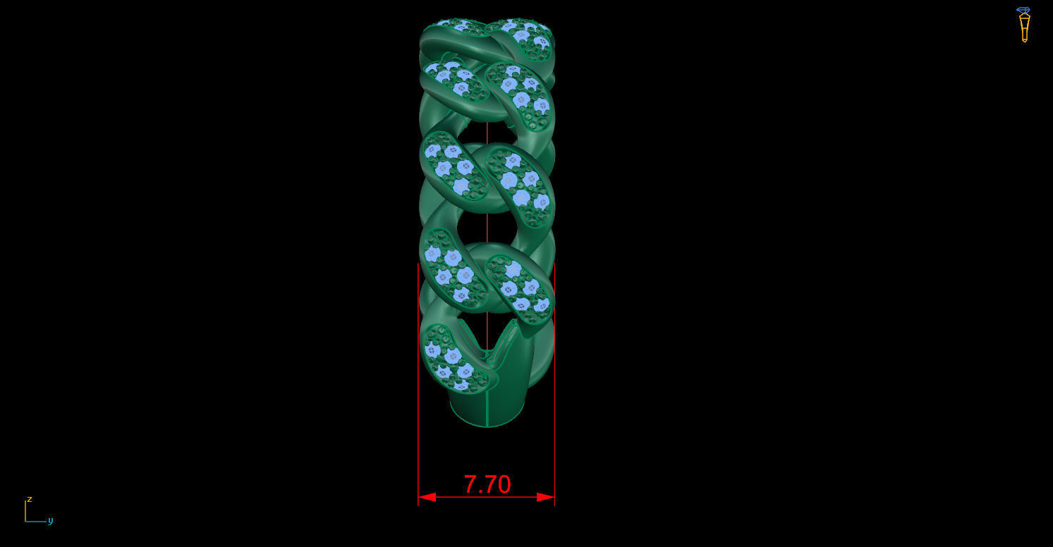 Ring 81 3D print model_8