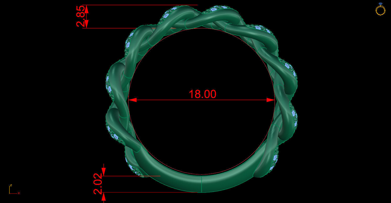 Ring 81 3D print model_6