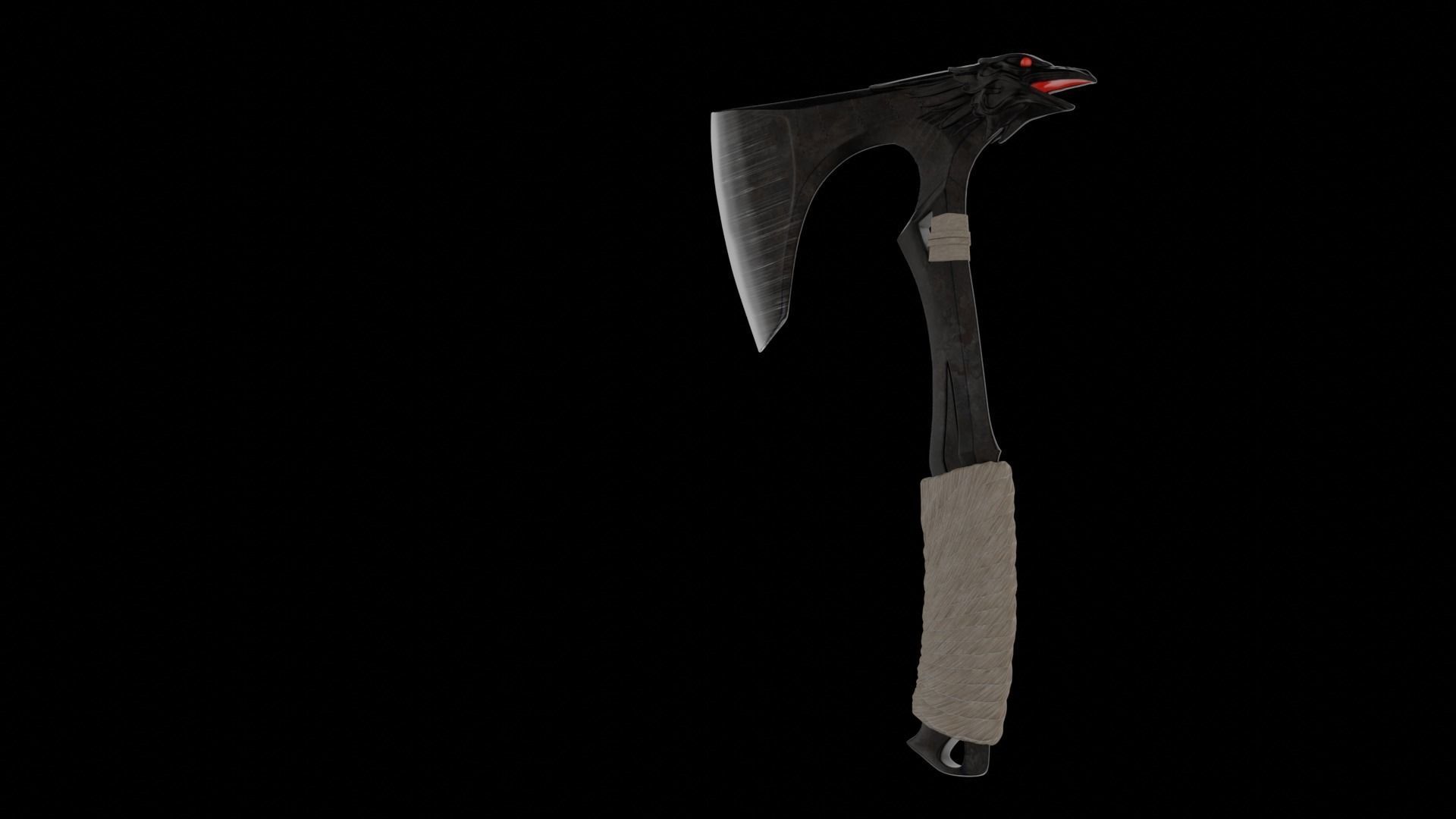 The Old Ways Apex Legends BLOODHOUND HEIRLOOM RAVEN S BITE AXE 3D print model_3