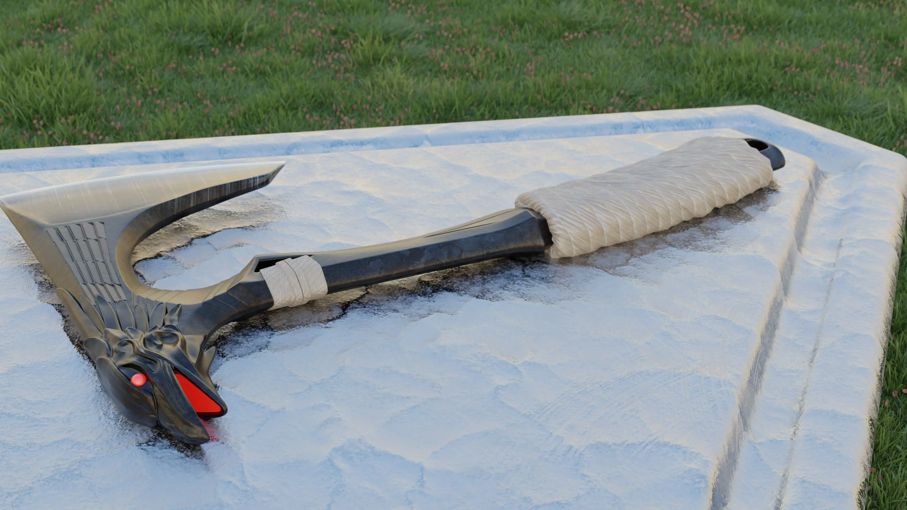 The Old Ways Apex Legends BLOODHOUND HEIRLOOM RAVEN S BITE AXE 3D print model_0