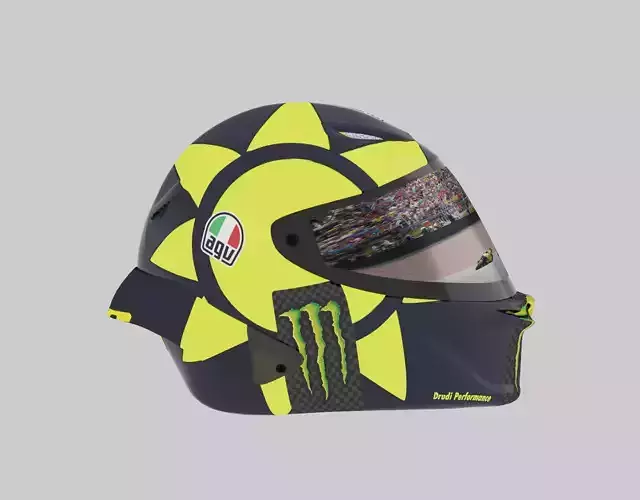 Helmet racing motogp 