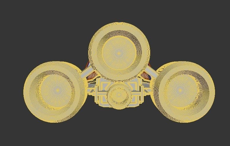 Star wars CSS-1 Corellian Star Shuttle 3D print model_12