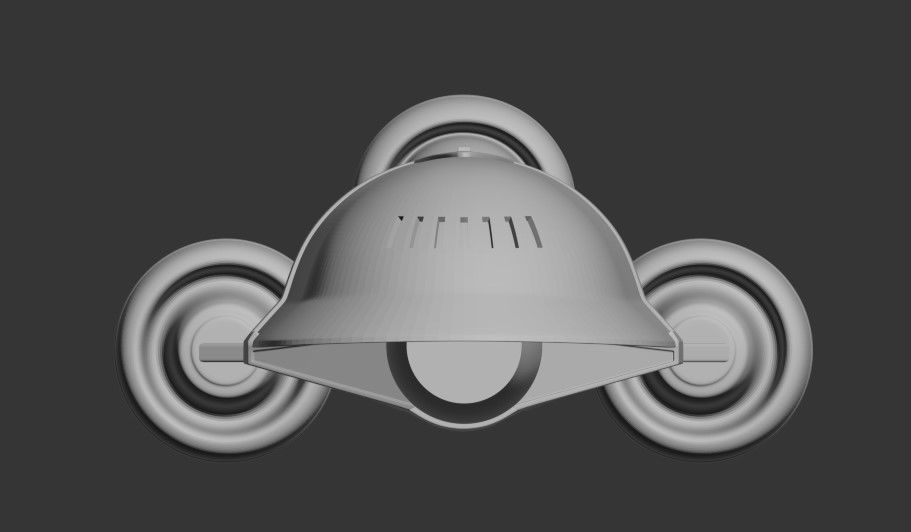 Star wars CSS-1 Corellian Star Shuttle 3D print model_4