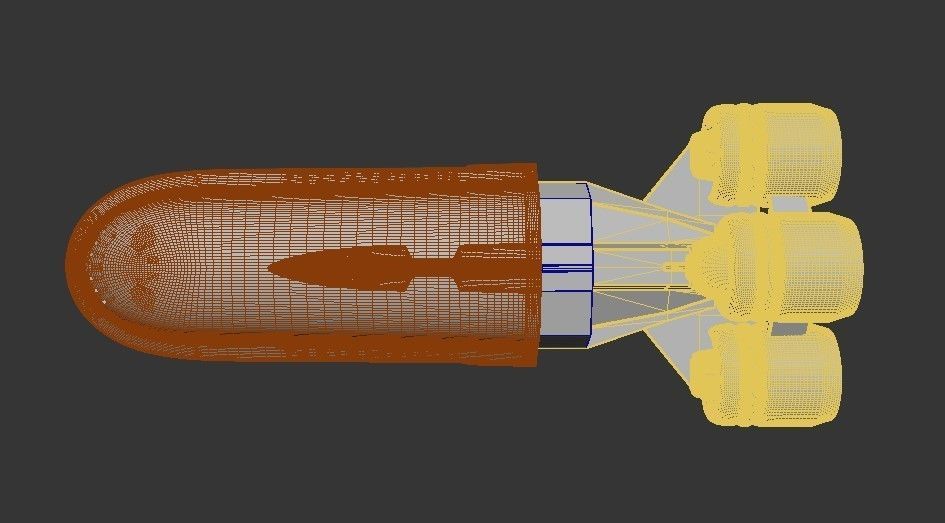 Star wars CSS-1 Corellian Star Shuttle 3D print model_10