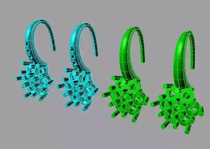 Diamond earrings  two tipe  orecchini diamanti Or17