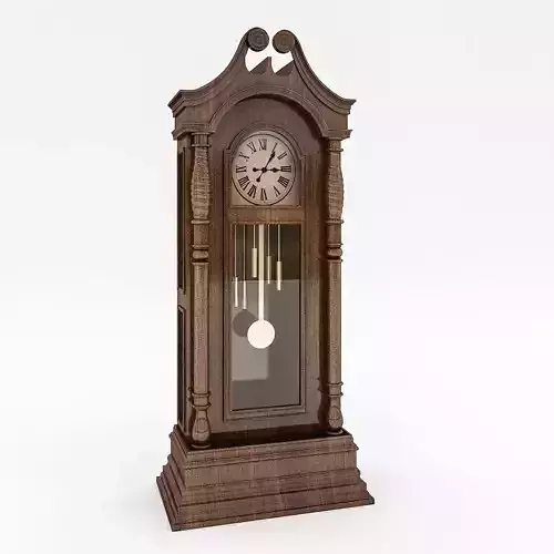 3D Retro Clock Model