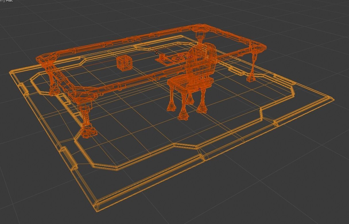 Y2J Table Set 3D model_28