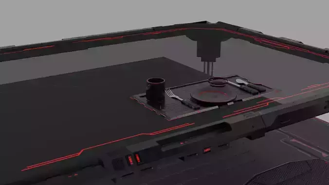 Y2J Table Set 3D model