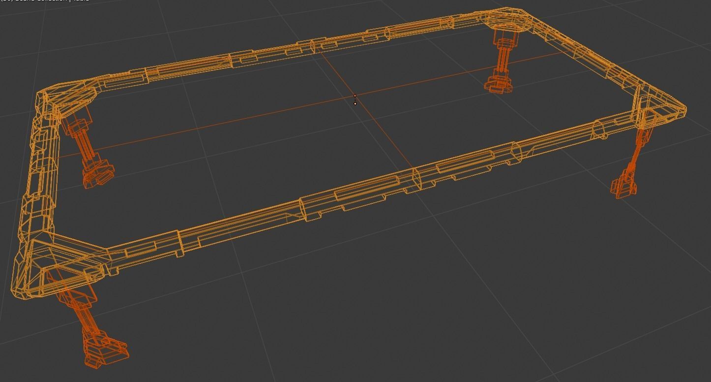 Y2J Table Set 3D model_26