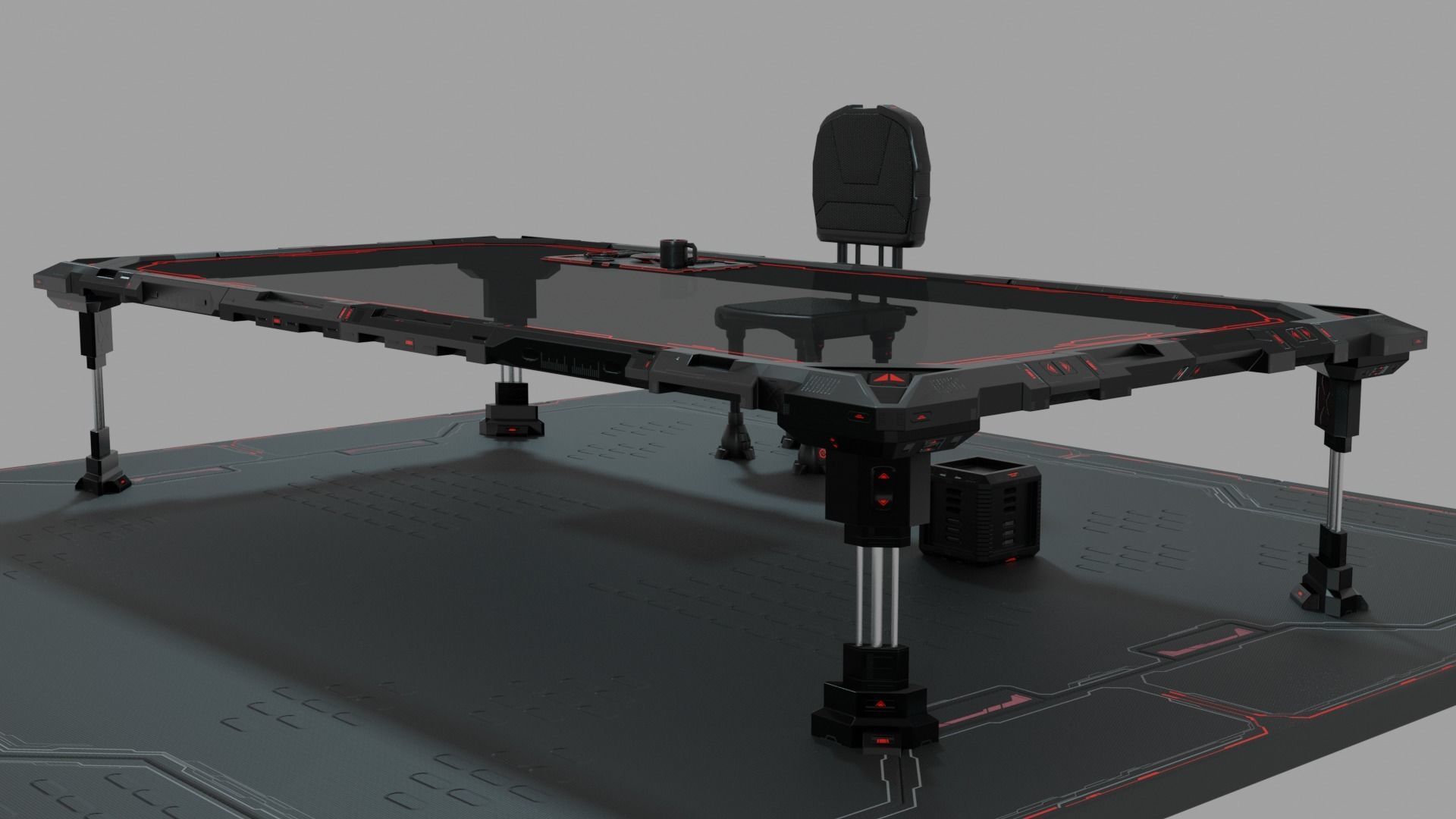 Y2J Table Set 3D model_29