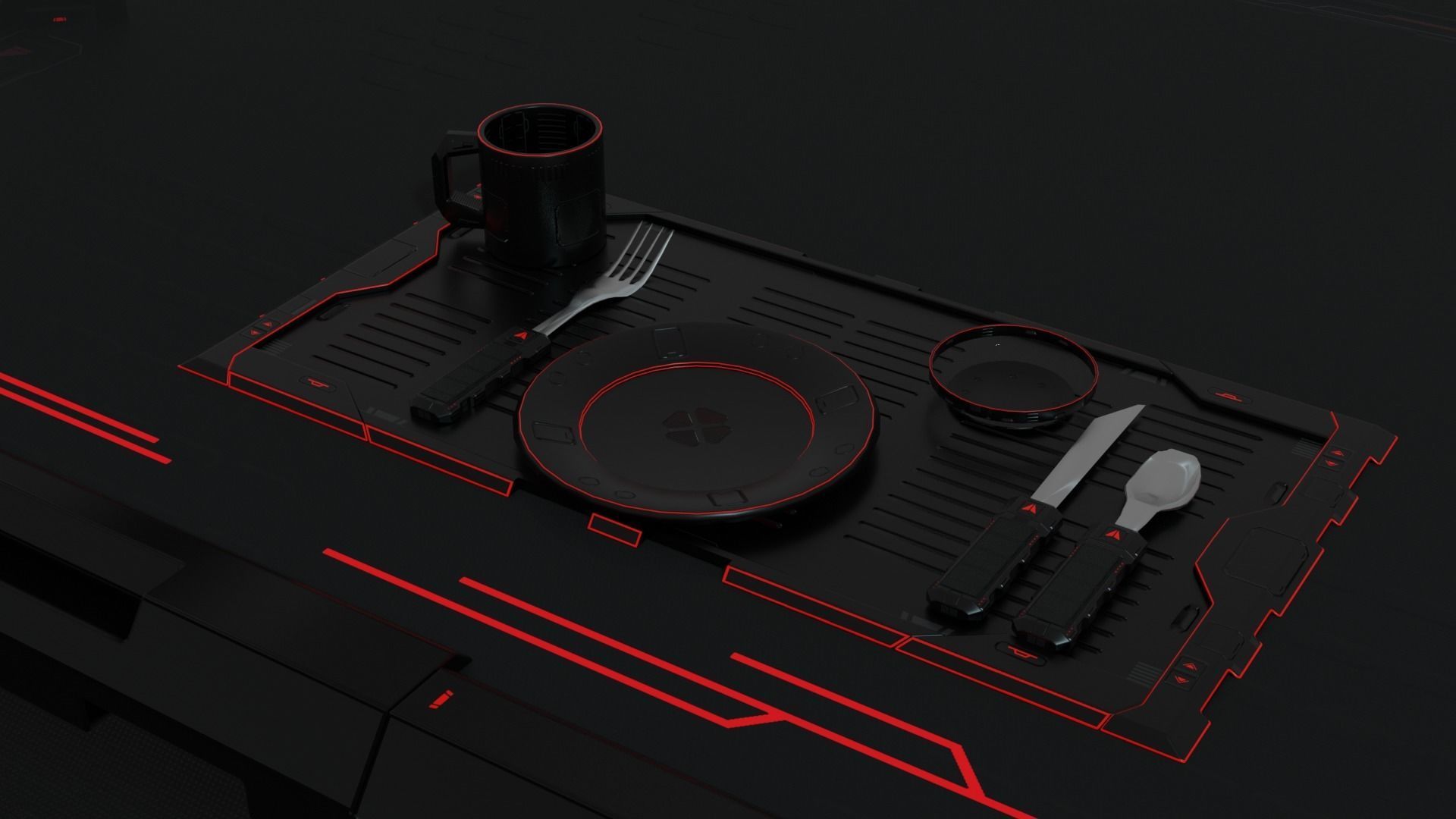 Y2J Table Set 3D model_19