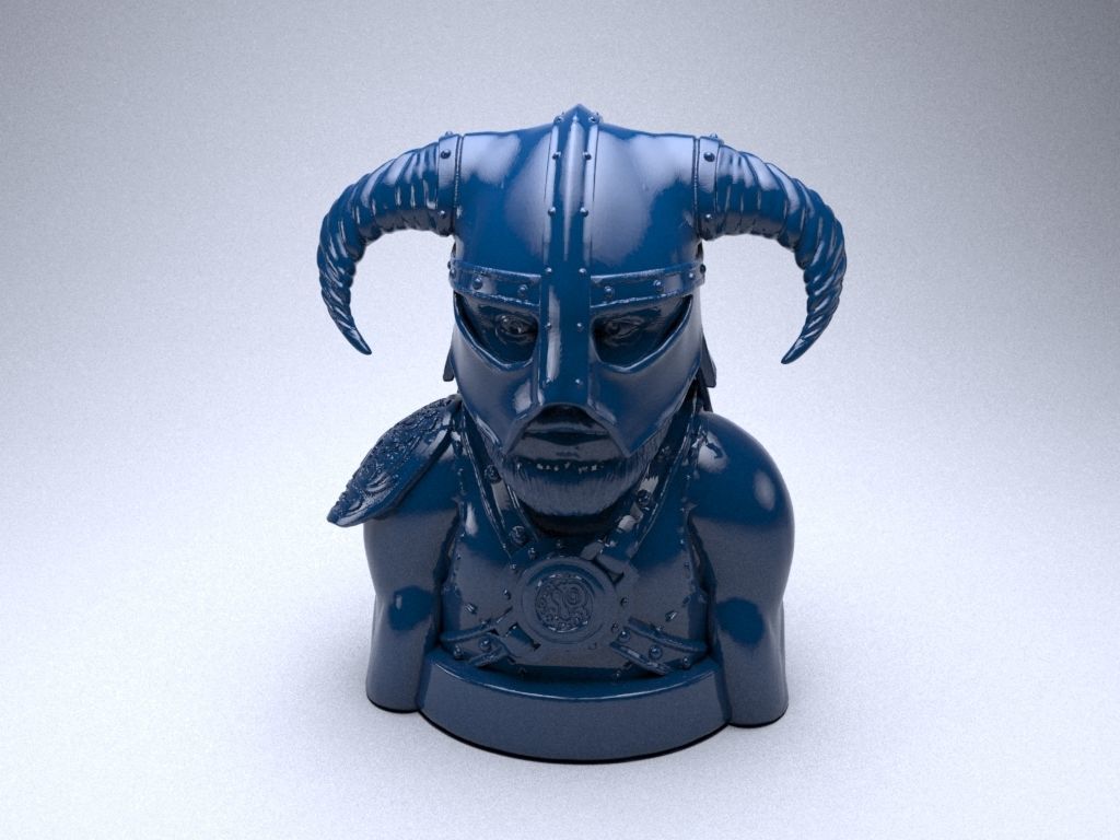 Dragonborn figure from Skyrim 3D print model