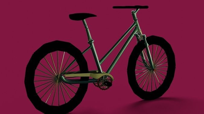 Bicycle Free low-poly 3D model