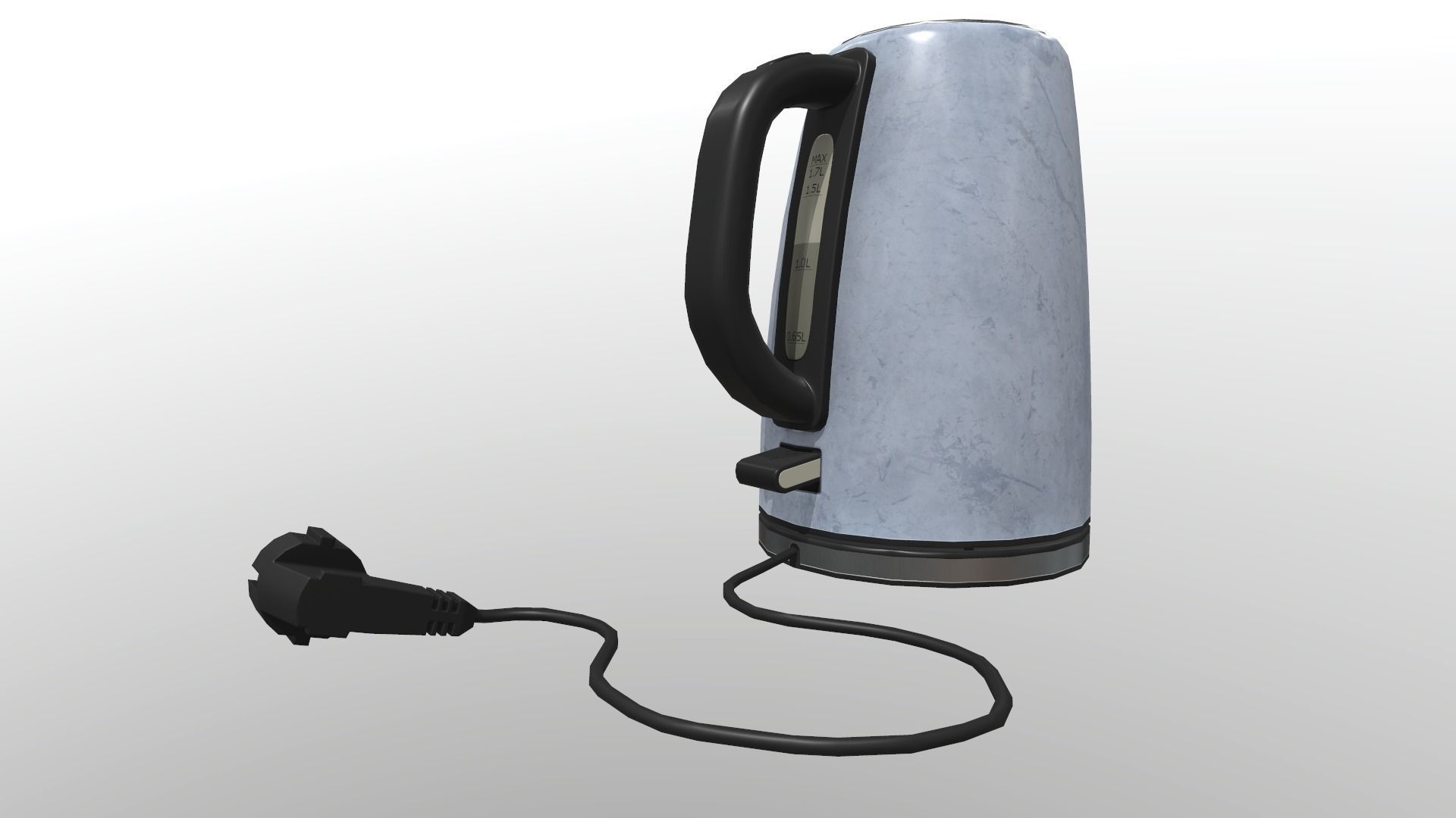 Electric Kettle Low-poly 3D model_7