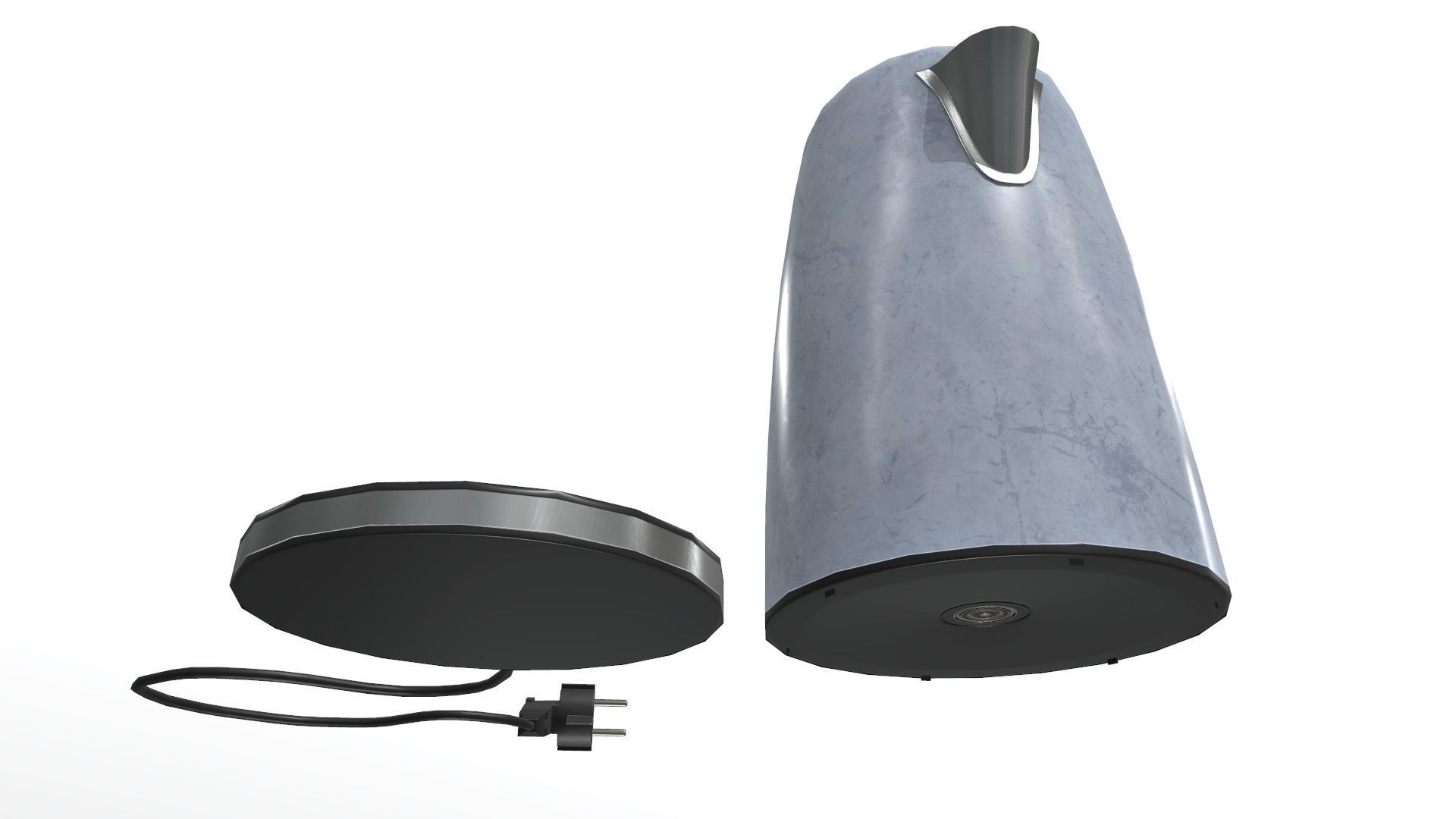 Electric Kettle Low-poly 3D model_23