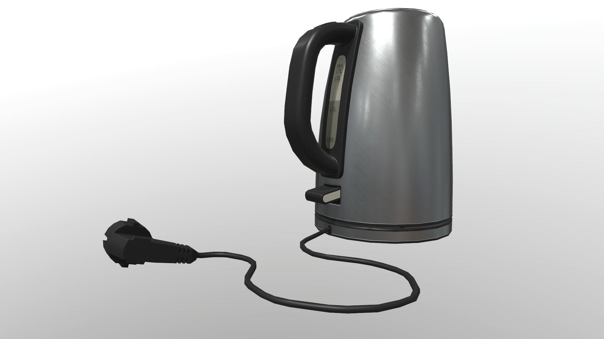 Electric Kettle Low-poly 3D model_6