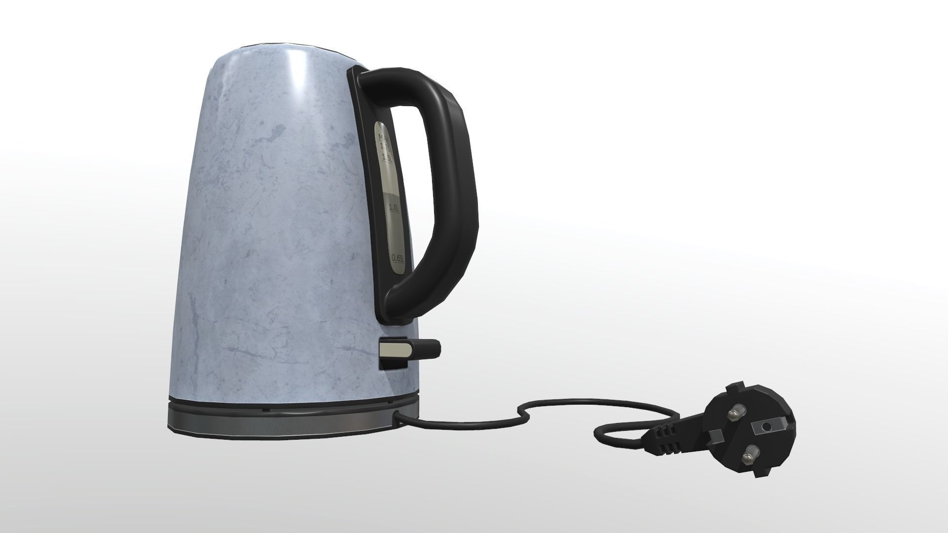Electric Kettle Low-poly 3D model_5
