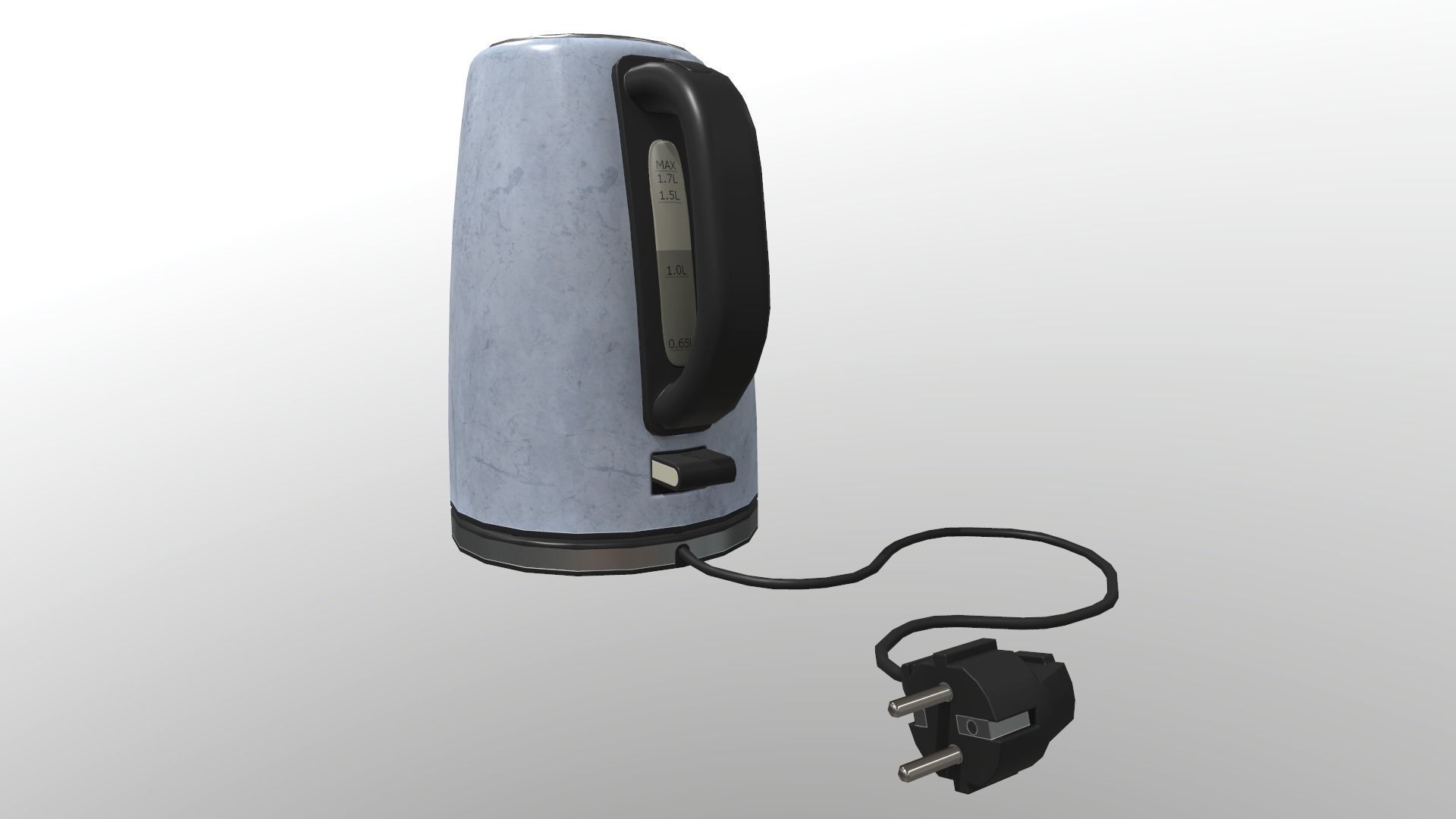 Electric Kettle Low-poly 3D model_17