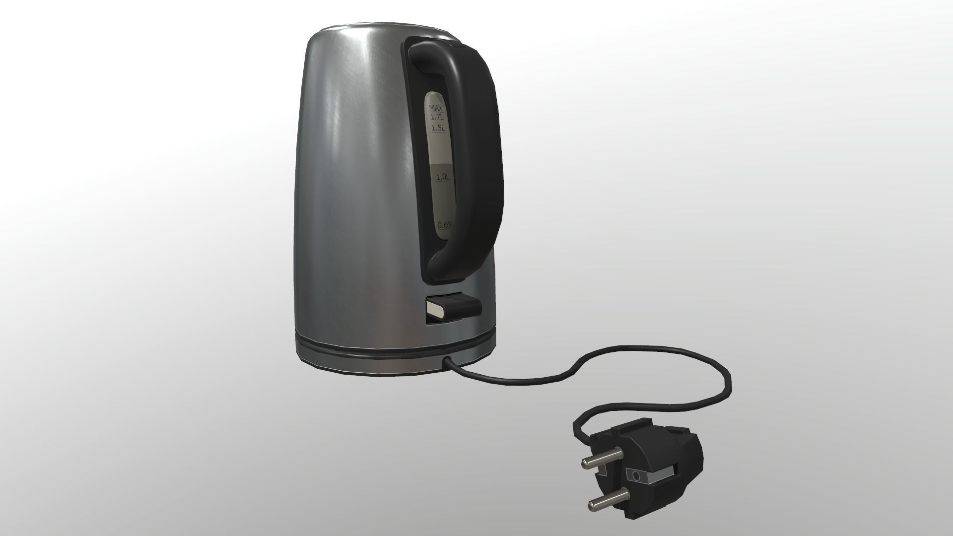 Electric Kettle Low-poly 3D model_16
