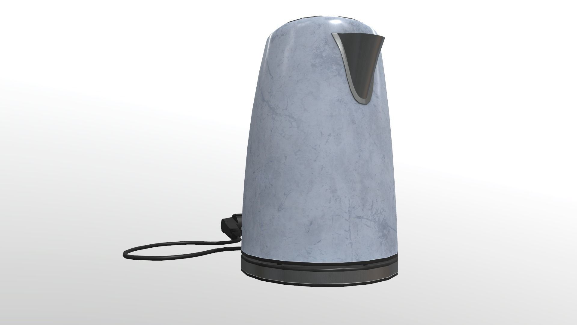 Electric Kettle Low-poly 3D model_9