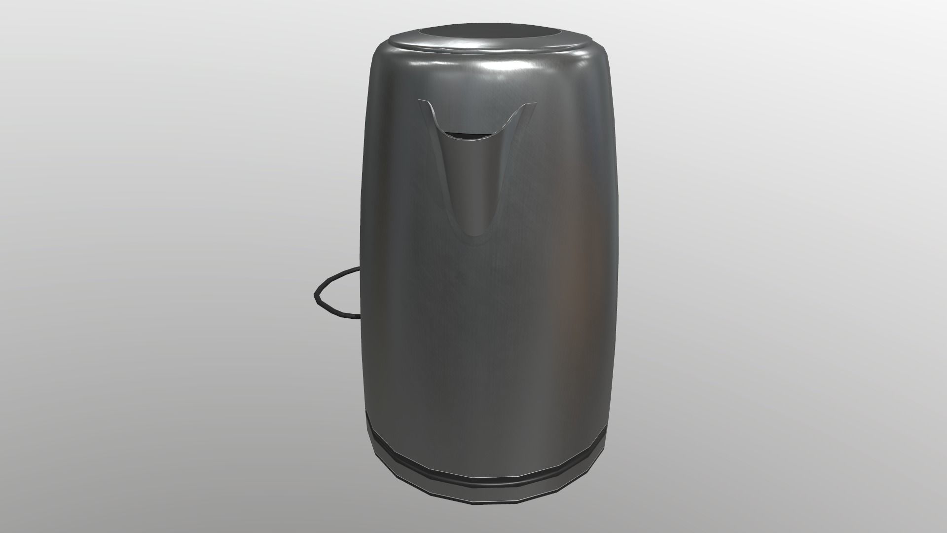 Electric Kettle Low-poly 3D model_10