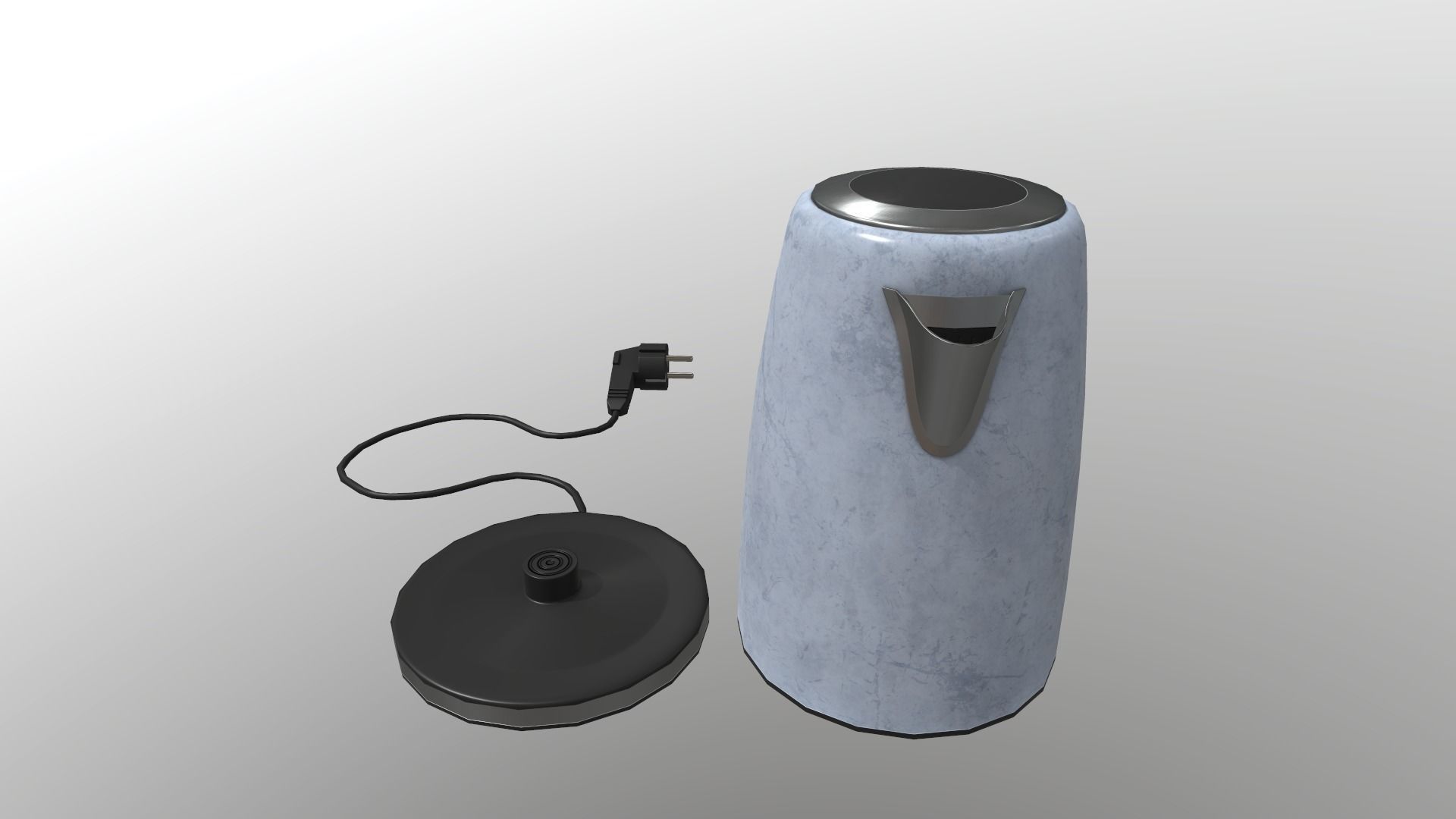 Electric Kettle Low-poly 3D model_21