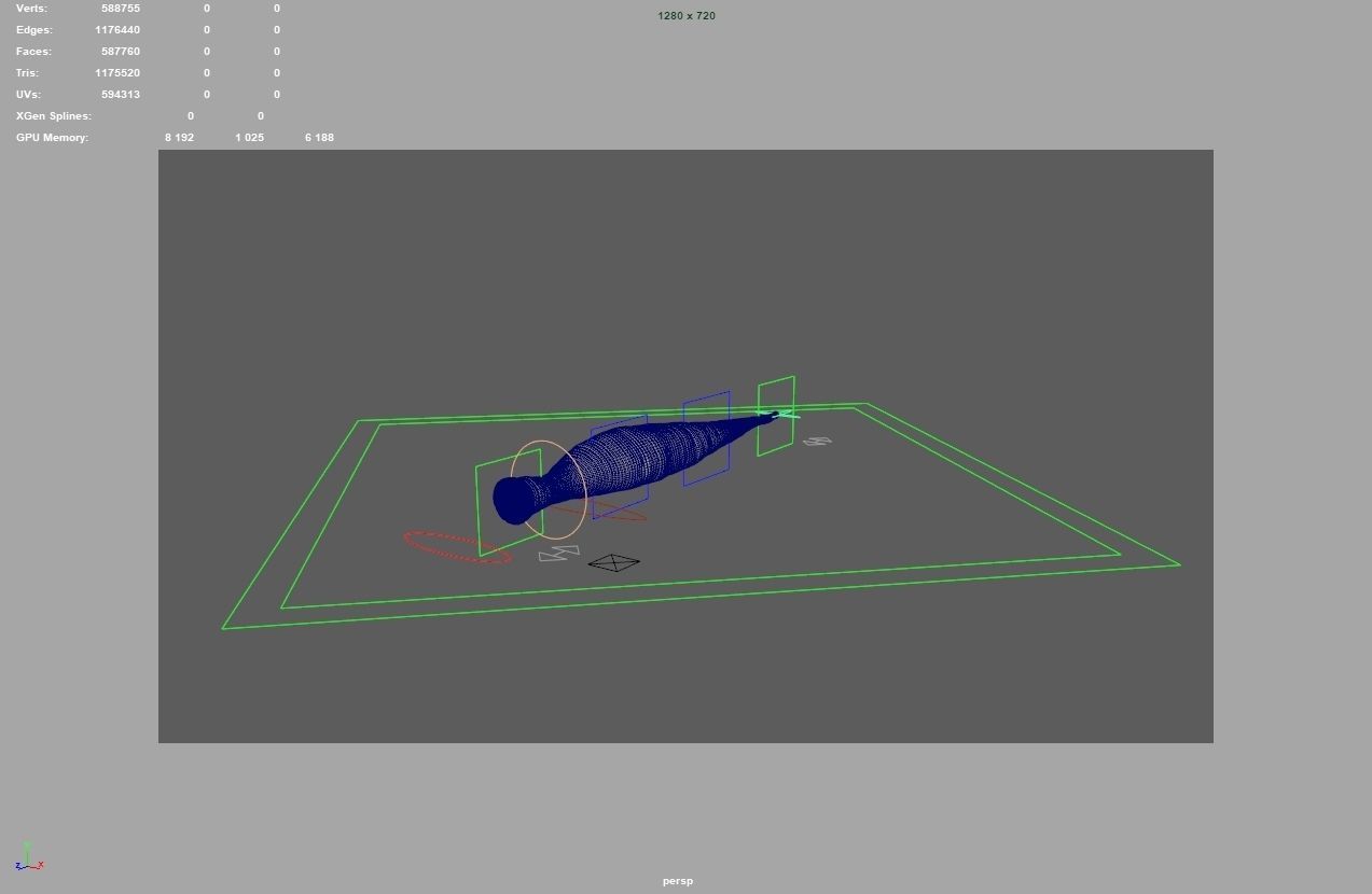 leech worm 3D model_6