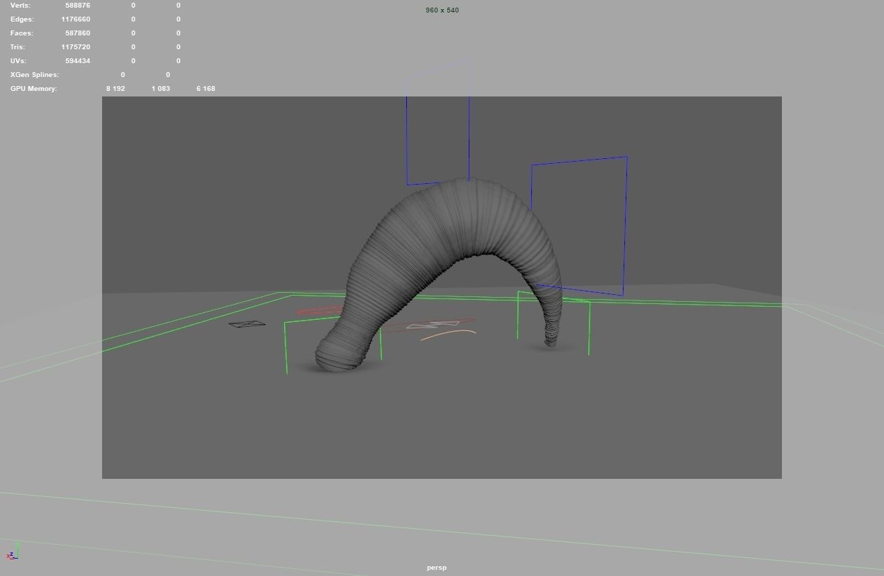 leech worm 3D model_13