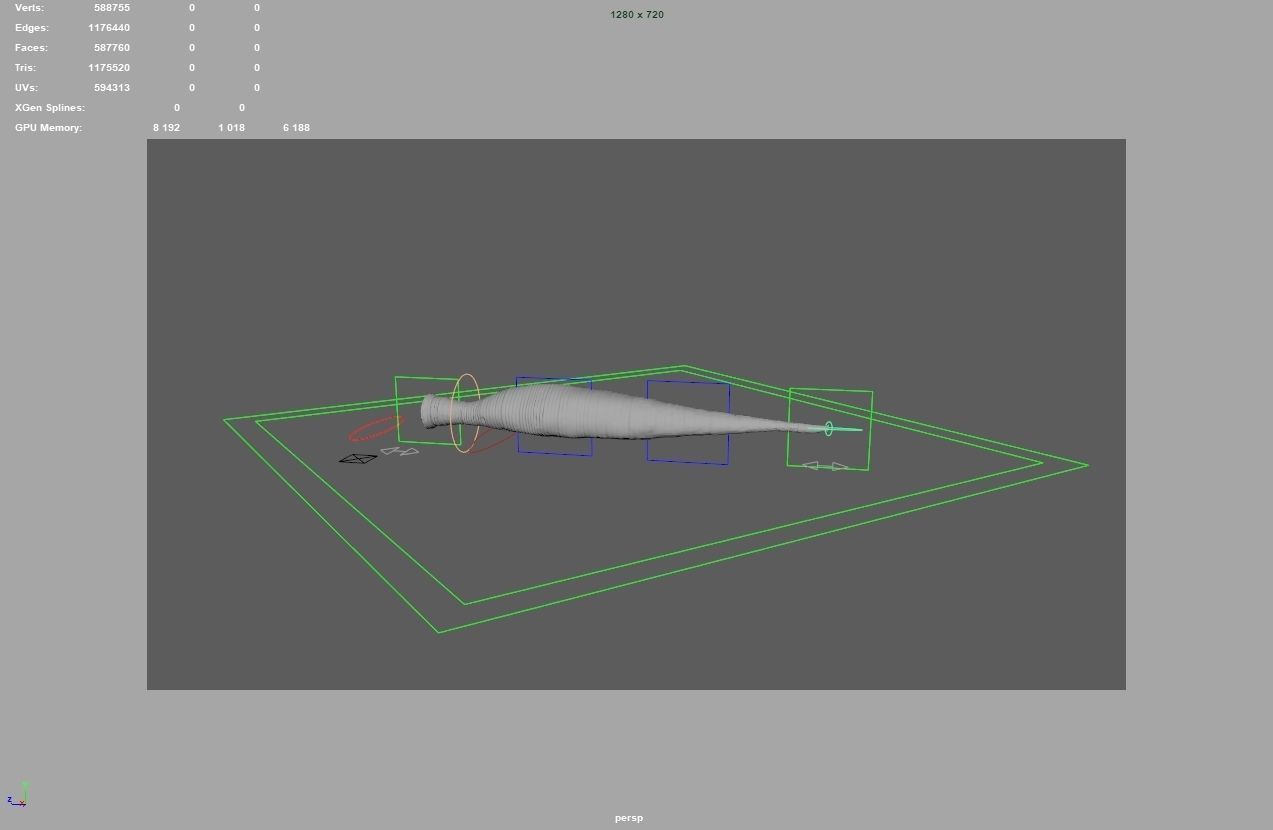 leech worm 3D model_9