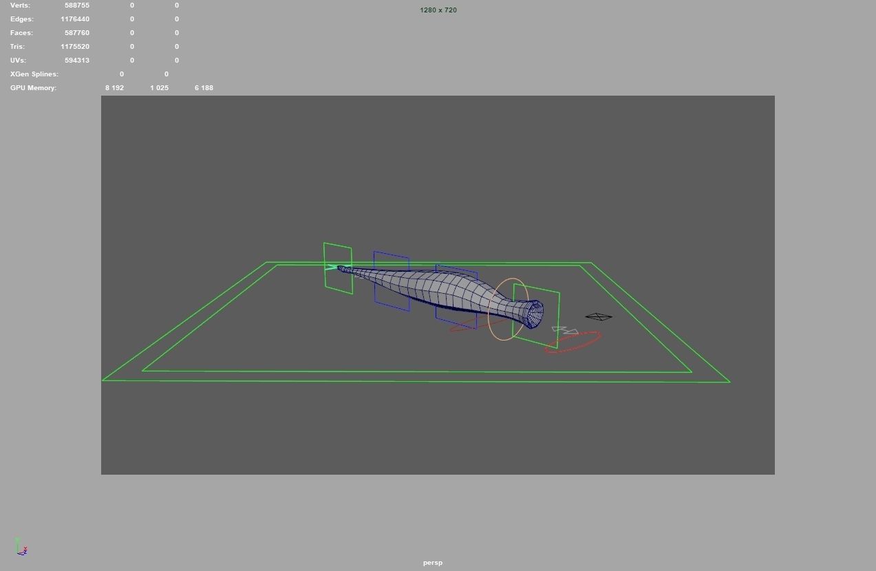 leech worm 3D model_11
