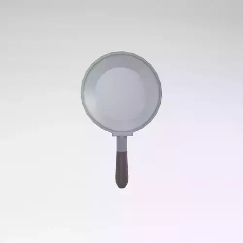 Frying Pan 005 Low-poly 3D model