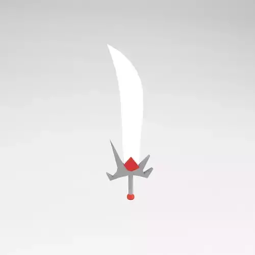 Low poly knife 005