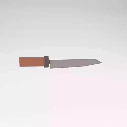 Low poly knife 006