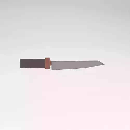 Low poly knife 007