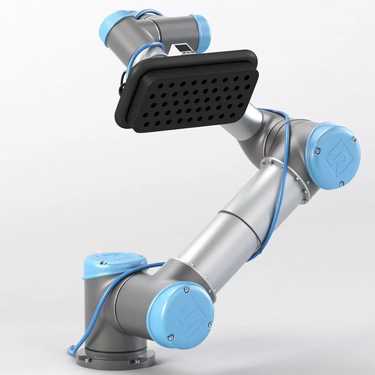 UR5 with Coval CVGC Carbon Vacuum Gripper 3D model