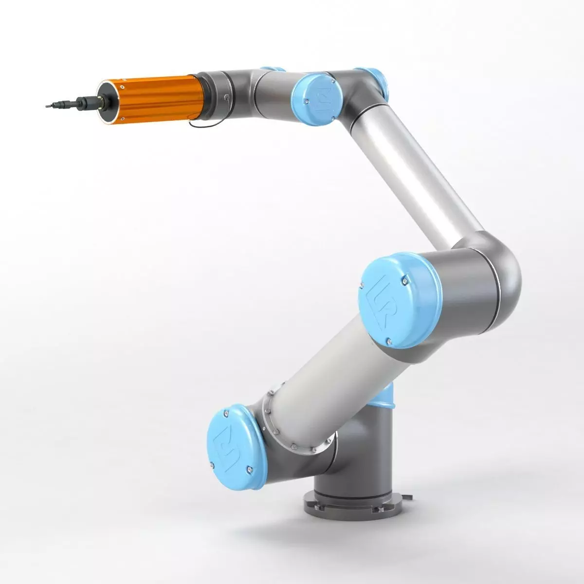 UR5 with Compliant Deburring Blade ATI Industrial Automation 3D model_0