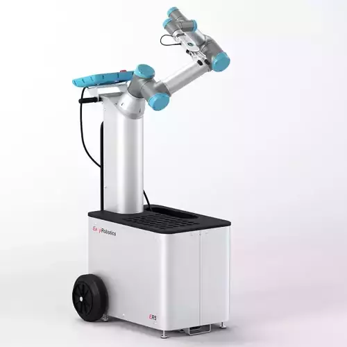 UR3 with ER5 Max Mobility And Flexibility Robot Cell 3D model