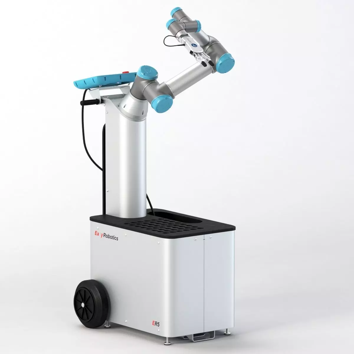 UR3 with ER5 Max Mobility And Flexibility Robot Cell 3D model_0