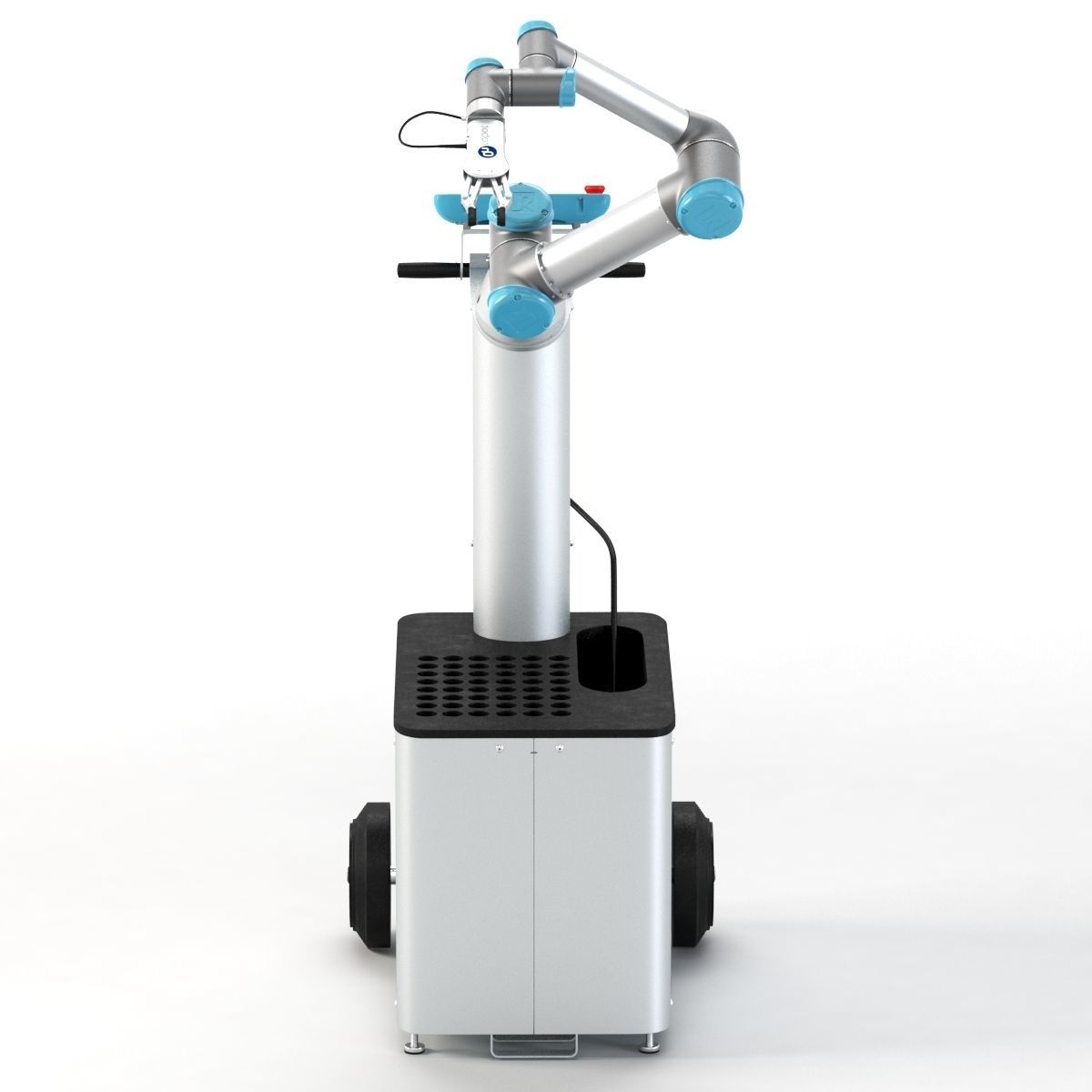 UR3 with ER5 Max Mobility And Flexibility Robot Cell 3D model_4