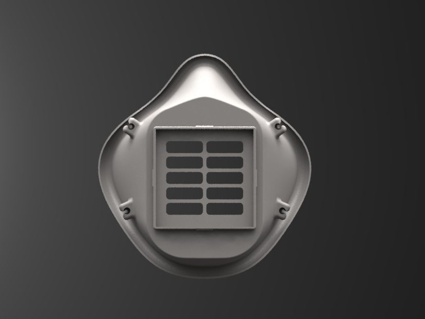 Face Protect Mask 3D model_3