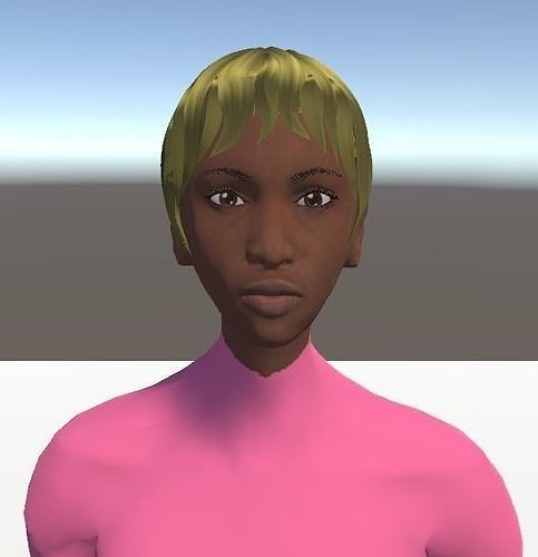 Unity Humanoid Model Female 003 Free 3D model