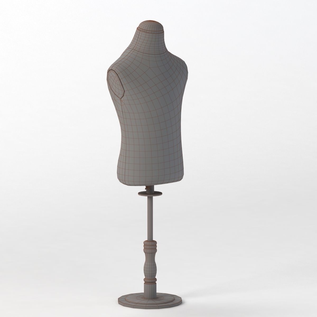 Children Dress Display Stand 2 3D model_1