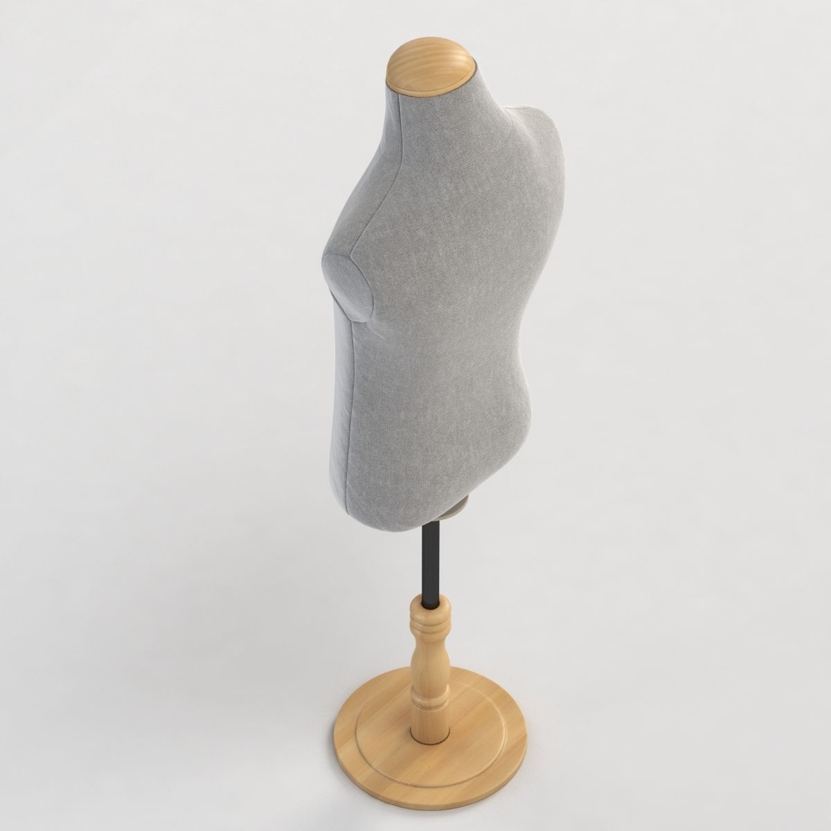 Children Dress Display Stand 2 3D model_2