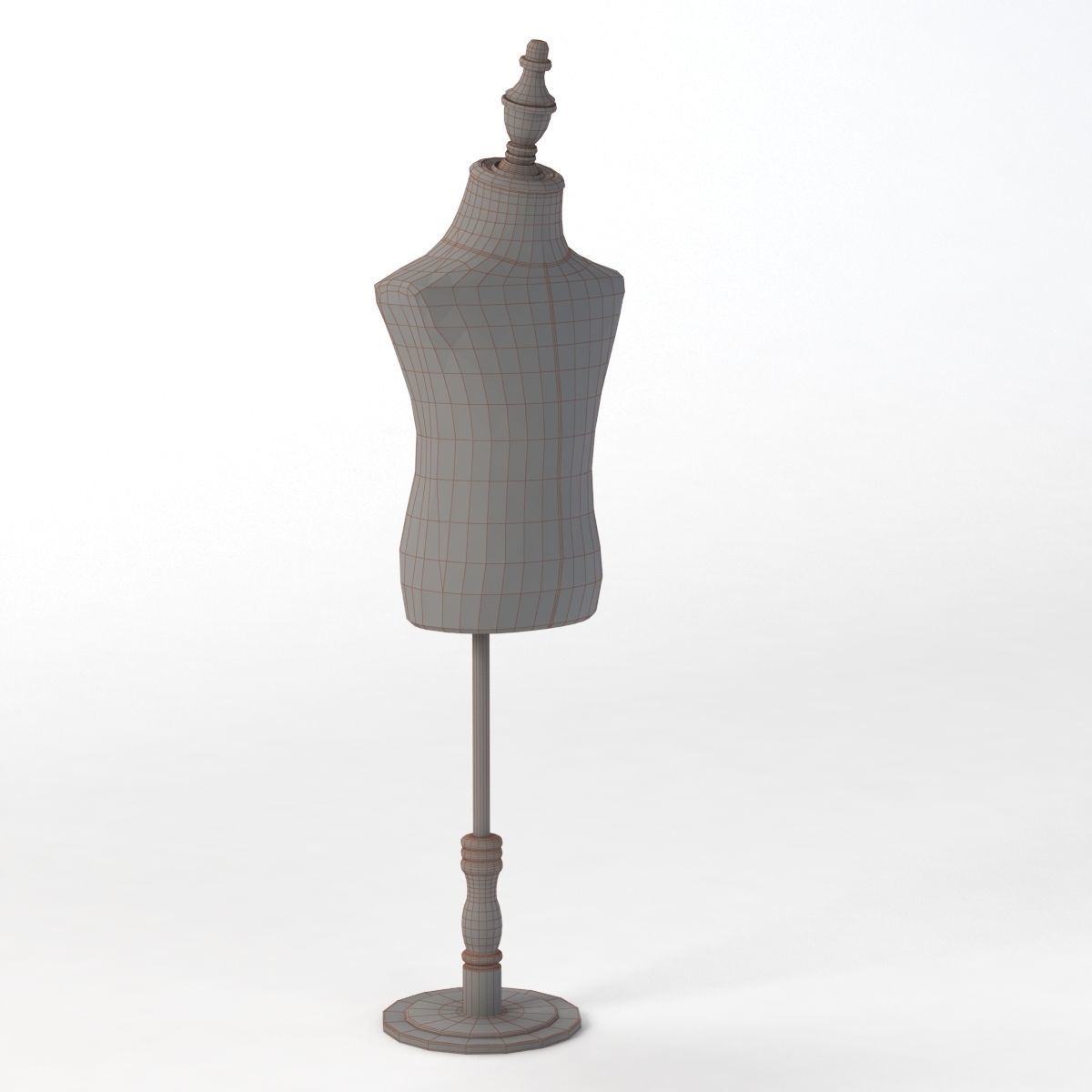 Children Dress Display Stand 1 3D model_1